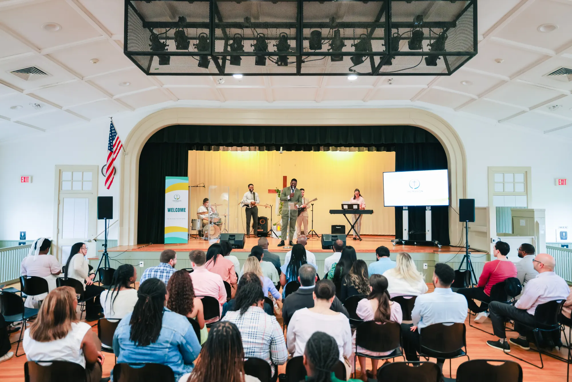 Sunday worship at The Mission Church